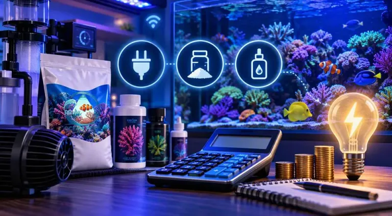 Quanto Custa Manter um Aquário Marinho por Mês? Faça a Sua Simulação Didática